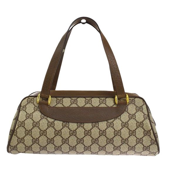 Gucci Gg Canvas Beige Canvas Handbag (Pre-Owned) - Picture 2 of 10